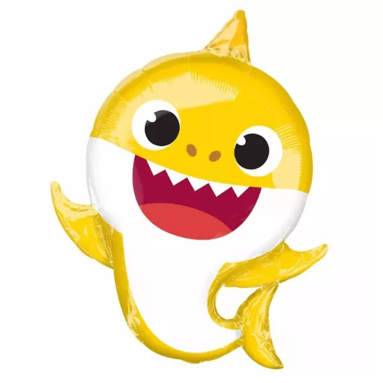 Baby Shark Sarı Temalı Folyo Balon