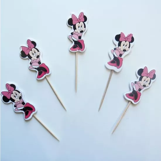 Minnie Mouse Kürdan Süs 20 Adet