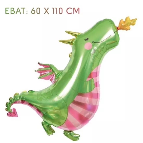 Sevimli Dinozor Temalı Folyo Balon