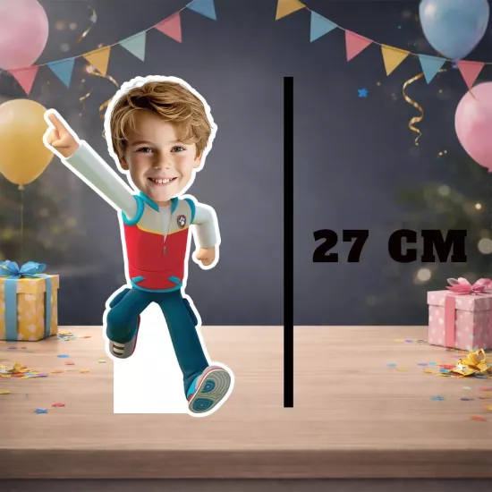 Kişiye Özel Paw Patrol Temalı Masa Panosu