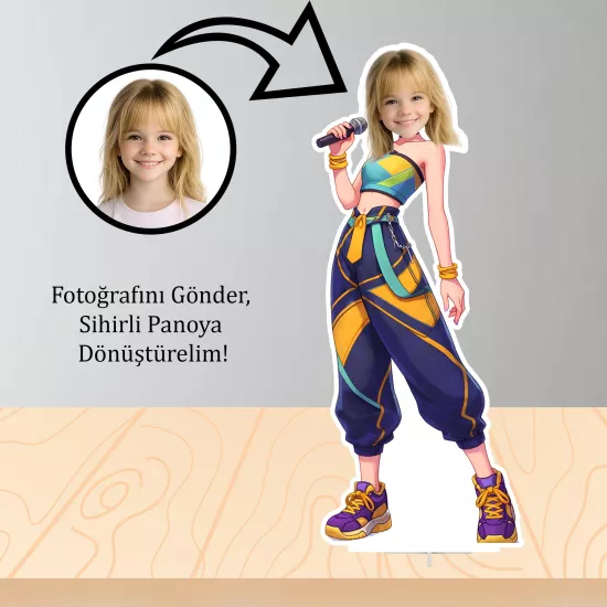 Kişiye Özel K-Pop Temalı Masa Panosu Tasarım 1