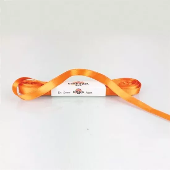 Turuncu Saten Kurdele 10 metre