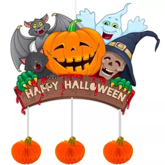 Happy Halloween Figürlü Sarkıt Süs