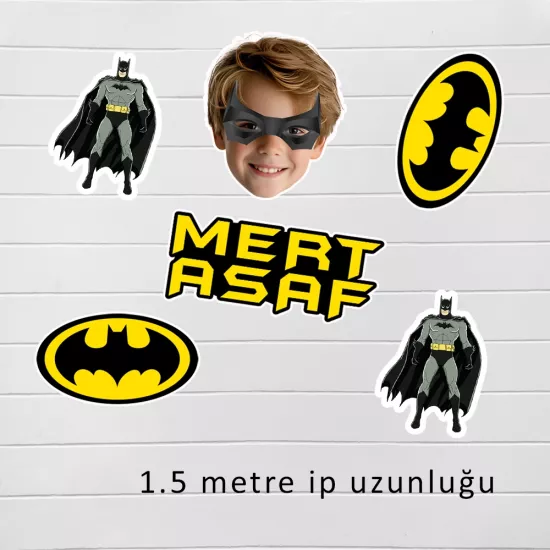Kişiye Özel İsimli Batman Temalı Afiş Banner