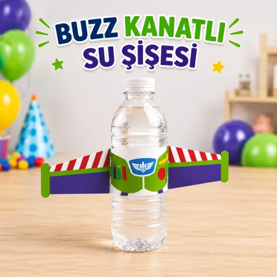 Toy Story Buzzligth Temalı Kanatlı Su Şişesi