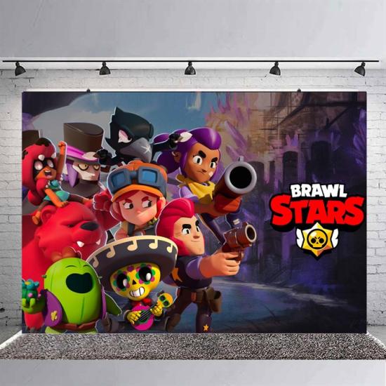 Brawl Stars Temalı Branda Banner Afişi 