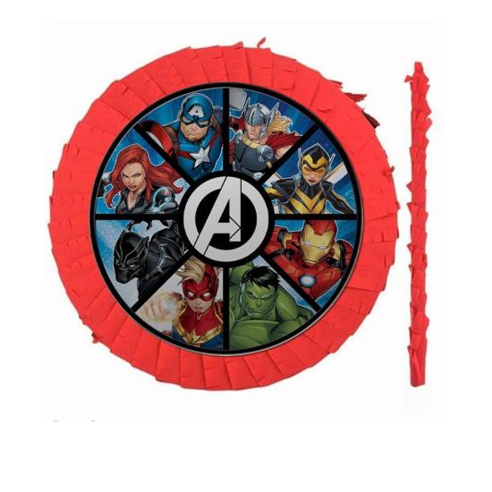 Avengers Konseptli Kırmızı Pinyata