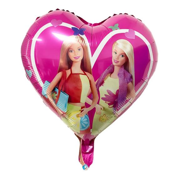 Barbie Konsepti Kalpli Folyo Balon
