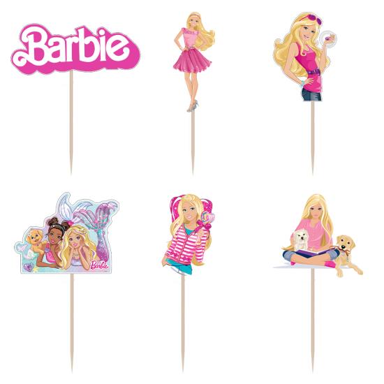 Barbie Temalı Özel Kesim Kürdan 6’lı