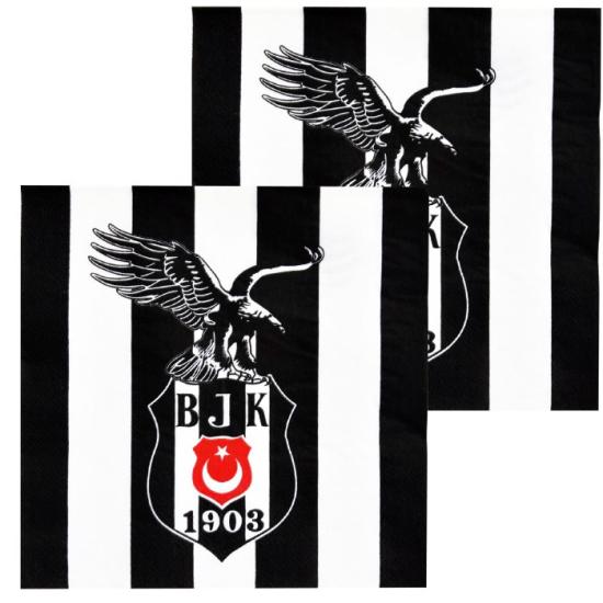 Beşiktaş Doğum Günü Temalı Lisanslı Peçete 16 Adet