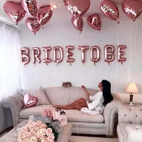 Bride to Be Partisi Rose Balon Seti