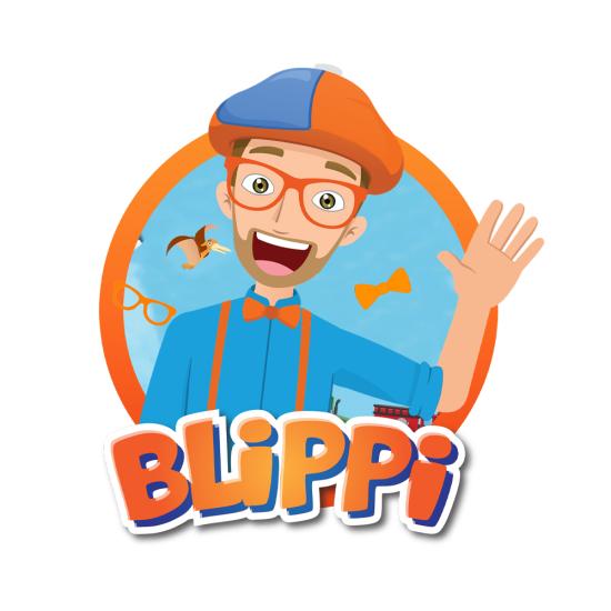 Blippi Konsepti Çıkartma 12 cm