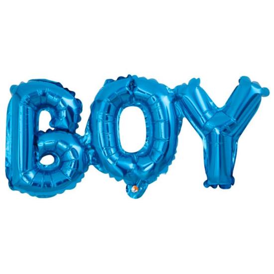 Boy Yazılı Mavi konseptli Folyo Balon