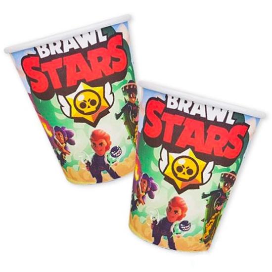 Brawl Stars konseptli Bardak 8 adet