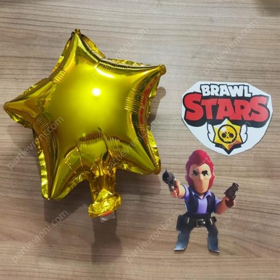 Brawl Stars Temalı Stickerlı Folyo Balon Seti