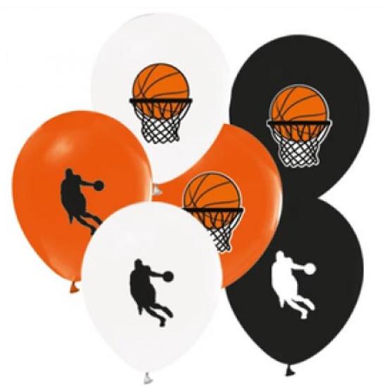 Basketbol Baskılı Lateks Balon - 5 Adet