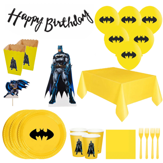 Batman Doğum Günü Seti 10’lu