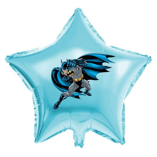 Batman Özel Stickerlı Yıldız Folyo Balon