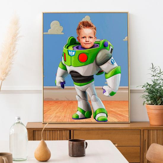 Toy Story Buzz Lightyear Kişiye Özel Poster