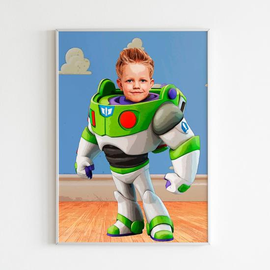 Toy Story Buzz Lightyear Kişiye Özel Poster