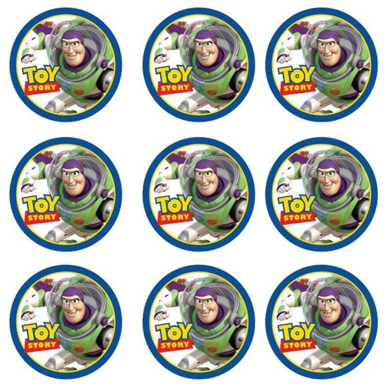 Toy Story Buzz Lightyear Yuvarlak Sticker Seti 10’lu