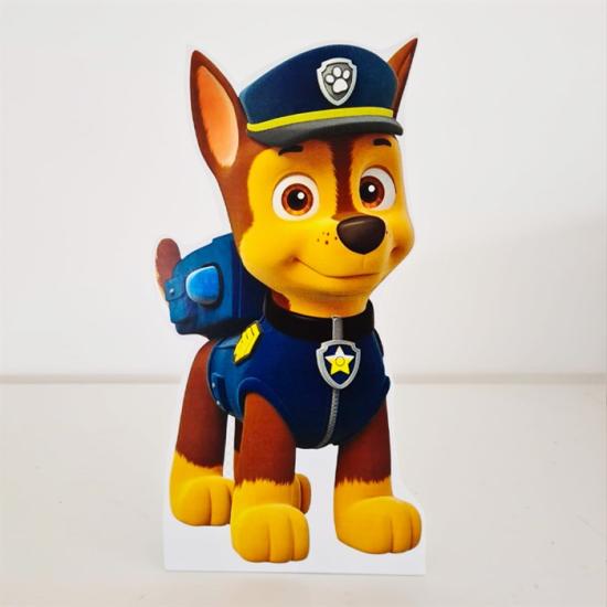 Paw Patrol Chase Temalı Ayaklı Dekoratif Pano