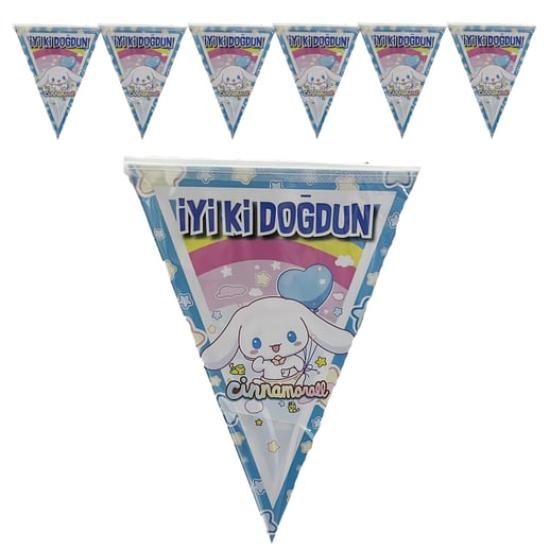 Cinnamoroll Konseptli Flama Bayrak