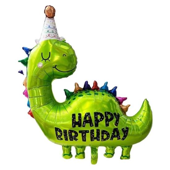 Happy Birthday Dinozor Konsepti Folyo Balon