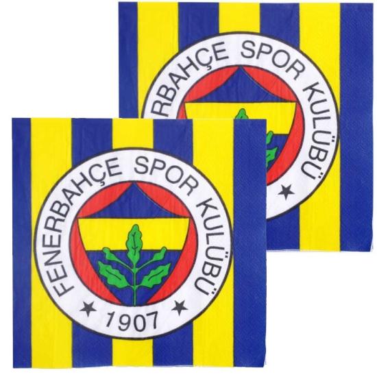 Fenerbahçe Doğum Günü Temalı Lisanslı Peçete 16 Adet