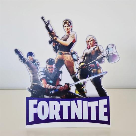 Ayaklı Dekor Pano - Fortnite Temalı - 30 cm