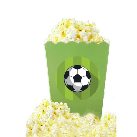 Futbol Konsepti Popcorn Mısır Kutusu 5 Adet