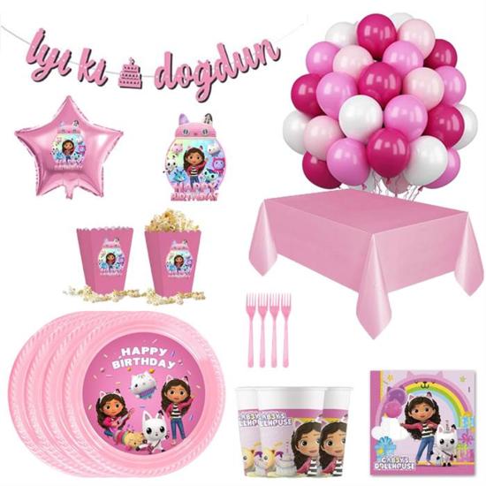 Gabby Dollhouse Konsepti Lüks Set 8 Kişilik