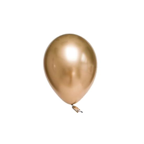 Gold Mini Krom Balon 12 cm 5’li
