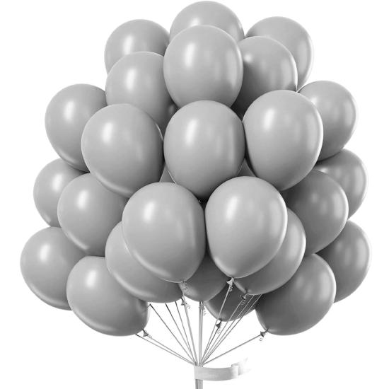 Gri Pastel Balon 5’li