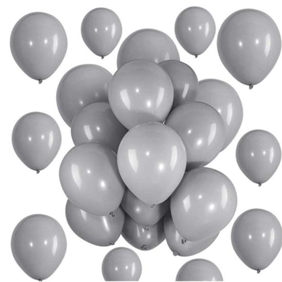 Gri Pastel Balon 5’li