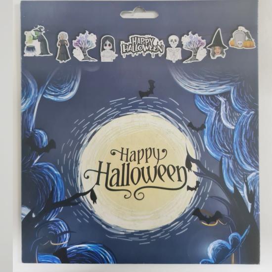 Halloween Konsepti Banner Afiş Set