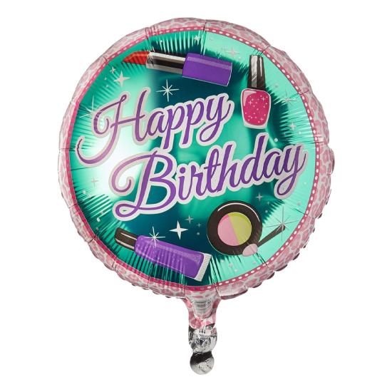 Ruj Temalı Happy Birthday Folyo Balon