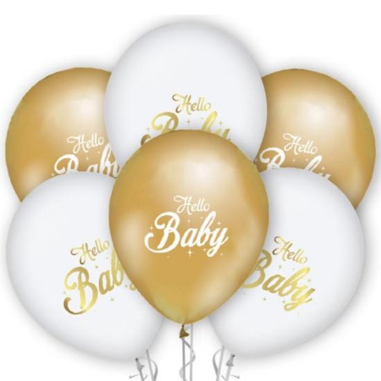Hello Baby Baskılı Balon 5’li