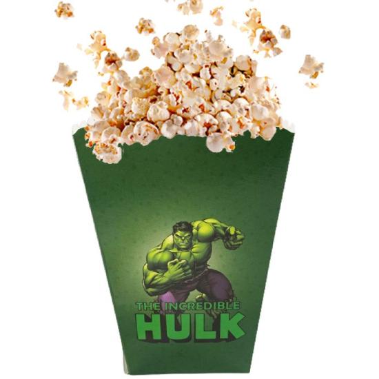 Hulk Konsepti Mısır Popcorn Kutusu 5’li