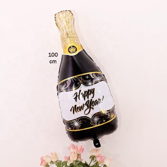 Happy New Year Şampanya Folyo Balon