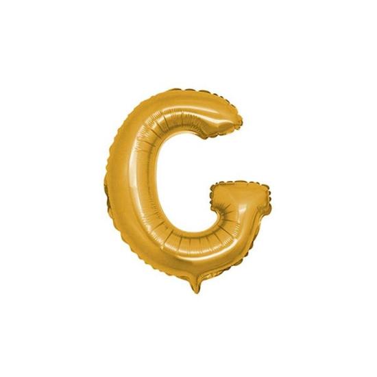 Gold G Harfi Folyo Balon 40 Cm