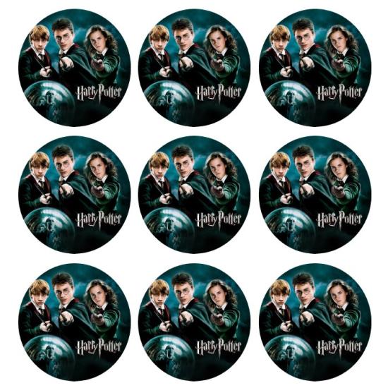 Harry Potter Konseptli Sticker 10 Adet - 5 cm
