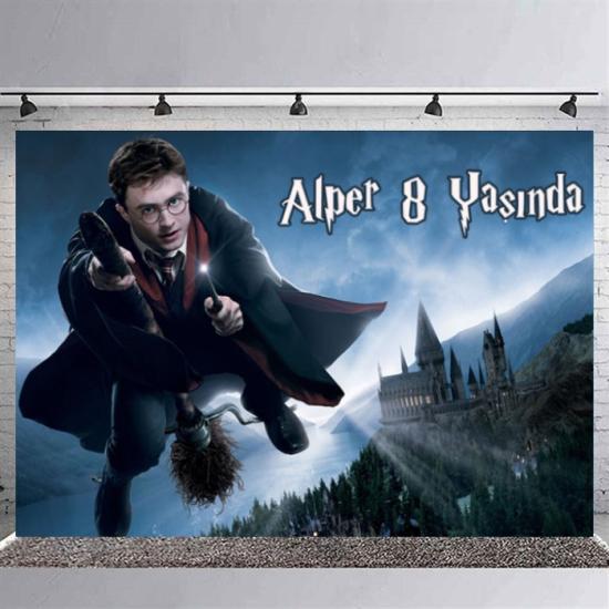 Harry Potter Temalı Doğum Günü Branda Afişi