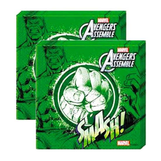 Hulk konseptli Peçete 20 Adet