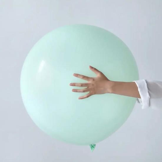 Makaron Mint Renk 24 inc Jumbo Balon