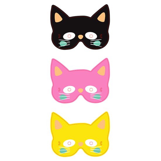 3’lü Kedi Maske