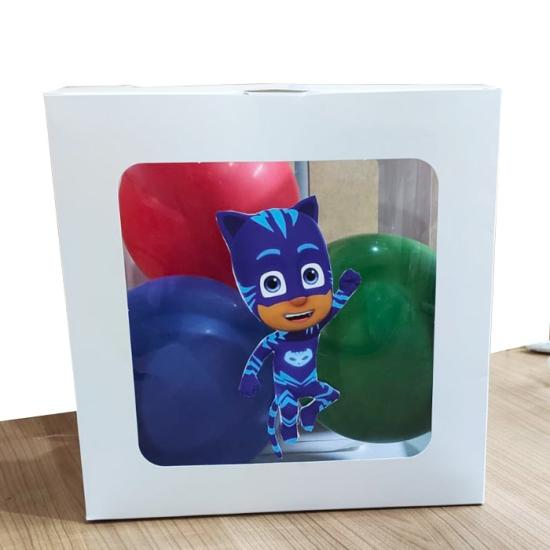 Pj Masks Kedi Çocuk Temalı Şeffaf Kutu Seti