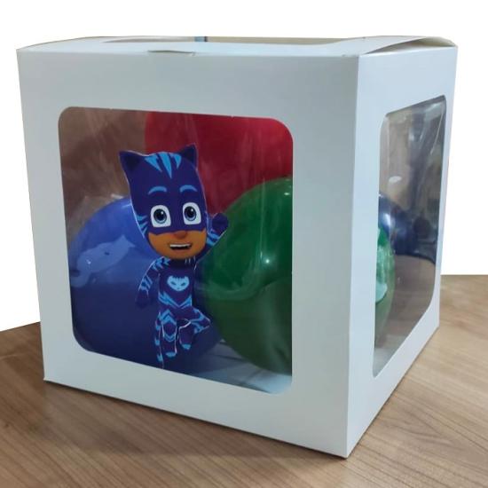 Pj Masks Kedi Çocuk Temalı Şeffaf Kutu Seti