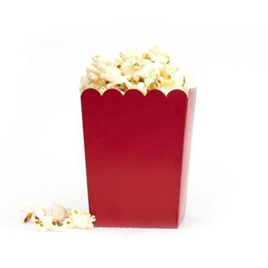 Kırmızı Popcorn Kutusu 5’li