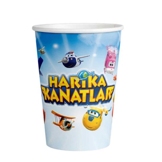 Harika Kanatlar Temalı Karton Bardak 8’li